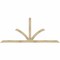 Ekena Millwork Richland Rough Sawn Timber Gable Bracket, Douglas Fir, 108"W x 45"H x 4"D x 4"F, 10/12 Pitch GBW108X45X0404RIC00RDF - alternate 1